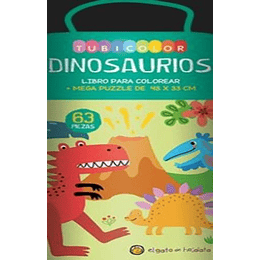 Tubicolor Dinosaurios. Libro Para Colorea