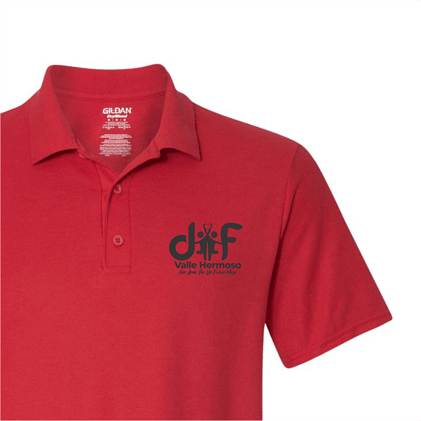 Polo con Impresion a Colores DTF - Gildan - DryBlend® Double Piqué Polo - 72800 8