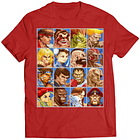 Camiseta de Street Fighter II Turbo: Imagen Exclusiva de los 16 Personajes 2