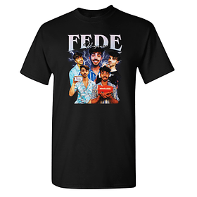 Camiseta Fede Vigevani Diversión, Playera Influencer Top