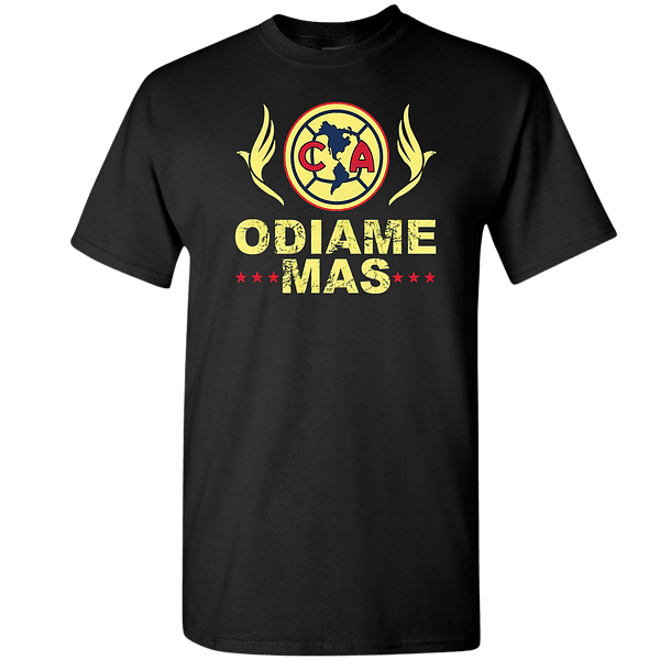 Playera De Ódiame Mas Futbol Camiseta De America Campeon