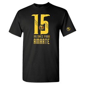 Playera 15 Razones Para Amarte Estilo Club América Futbol- COPIAR