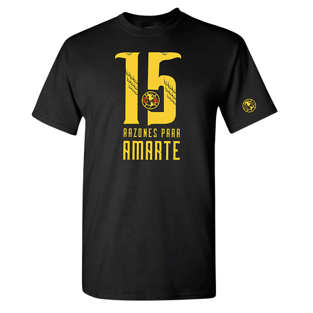 Playera 15 Razones Para Amarte Estilo Club América Futbol- COPIAR