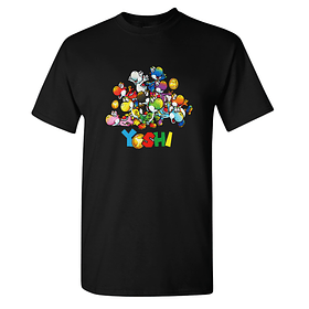 Playera De Yoshi Y La Yoshi pandilla Camiseta De Yoshi Island Mario bross