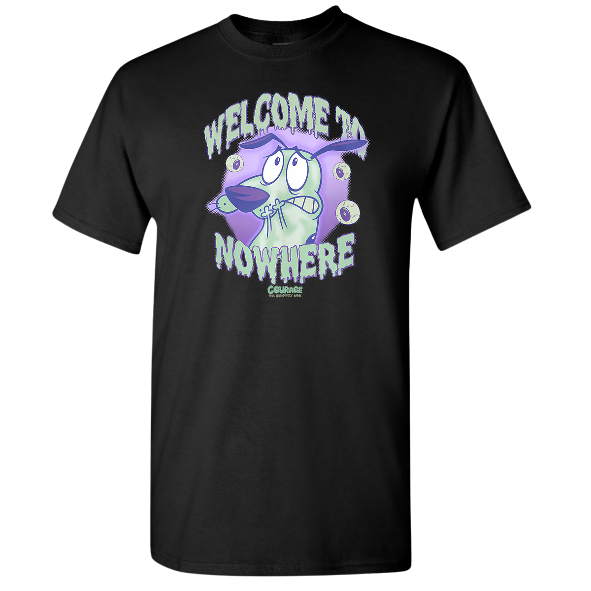 Playera De Coraje El Perro Cobarde Misterios Tenebrosos