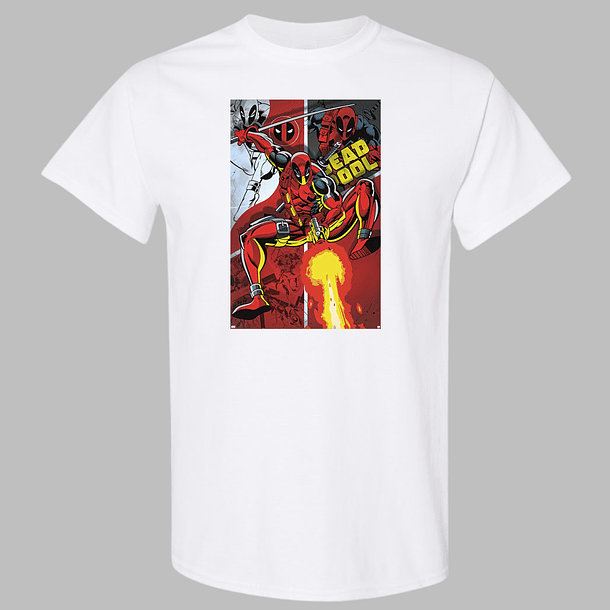 Playera Deadpool Aventuras Explosivas Camiseta Cómics 2