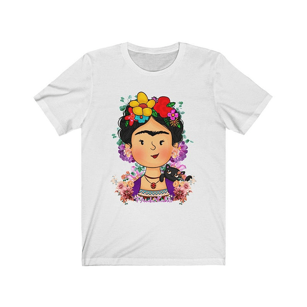 Playera Auto Retrato Camiseta Frida Kahlo Diseño Caricatura