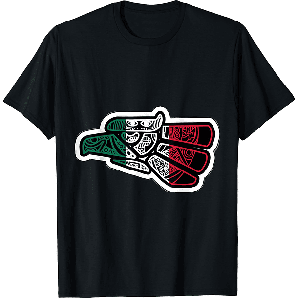 Playera Cabeza Águila Camiseta Nacionalismo Mexicano Tradicional