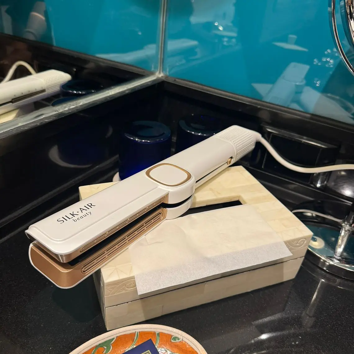 Silk·Air beauty Plancha Secadora de pelo 2 en 1 herramienta de peinado 3