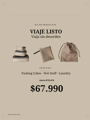 Pack Viaje Listo