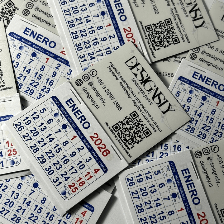 Mini calendarios imantados 2