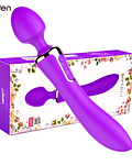 Vibrador Dual 1+1 con Temperatura