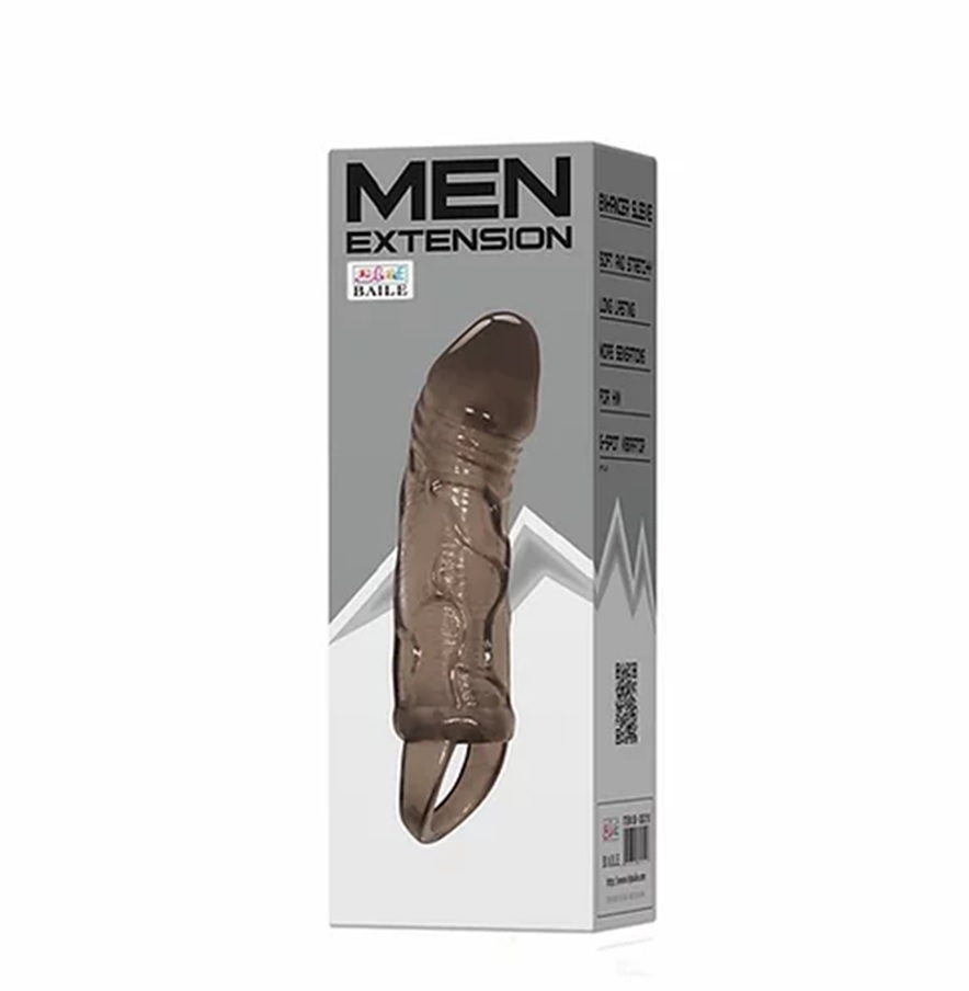 Men Extension Funda con Agarre Escrotal