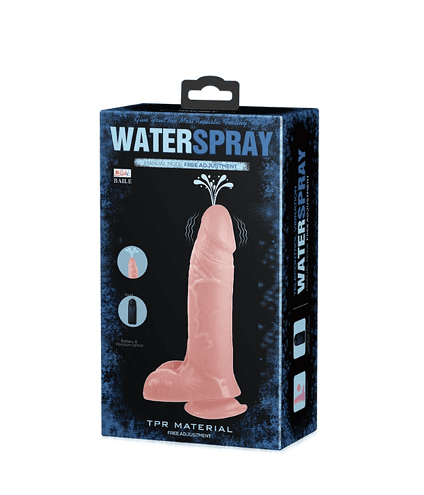 Water Spray Dildo Vibrador que Eyacula