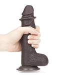 Dildo Sliding Skin Mulato 7"