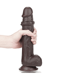 Dildo Sliding Skin Mulato 9.5"