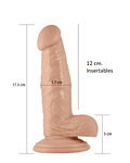 Dildo con Ventosa 7" Real Extreme