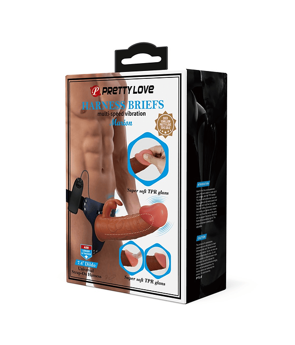 Funda Arnes Marion Soft con Vibracion y Conejo 