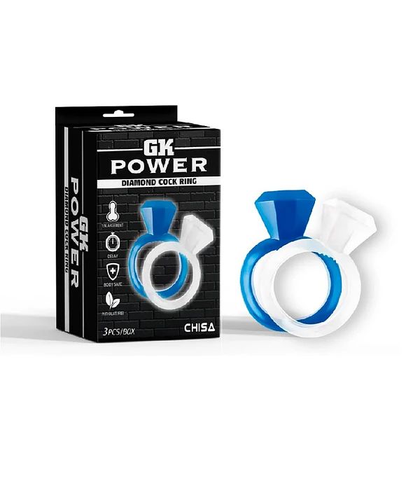 Kit 3 Anillos GK Power Diamante
