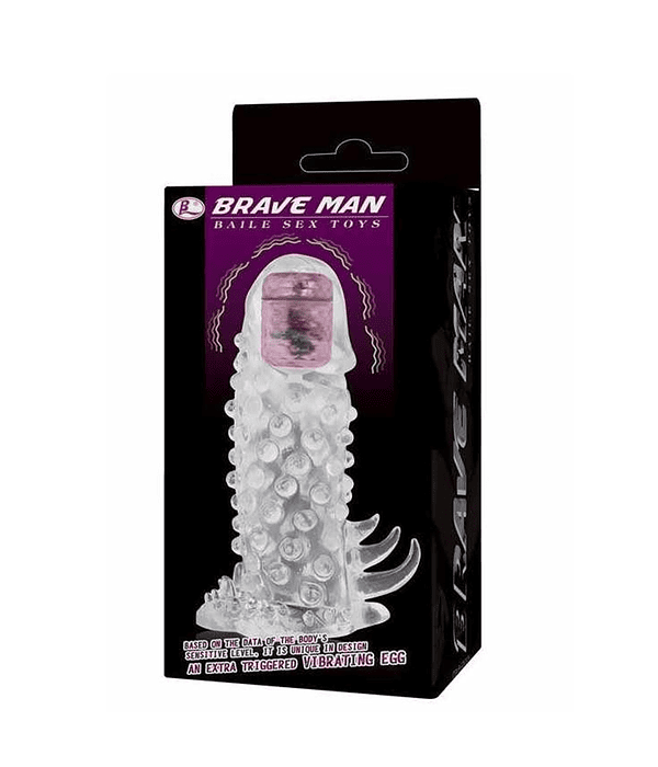 Funda Brave Man Vibrating Egg