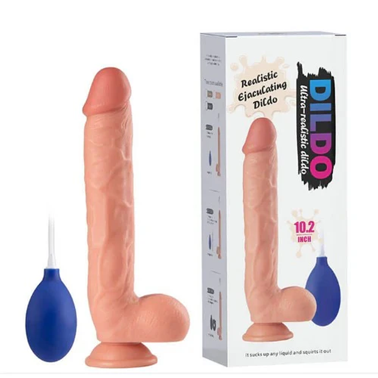 Dildo Eyaculador Neil 26 cm 1