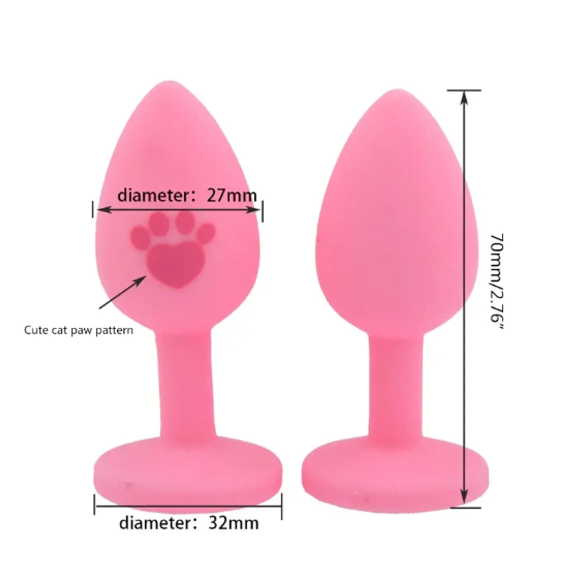 Plug Silicona medica Talla S 2