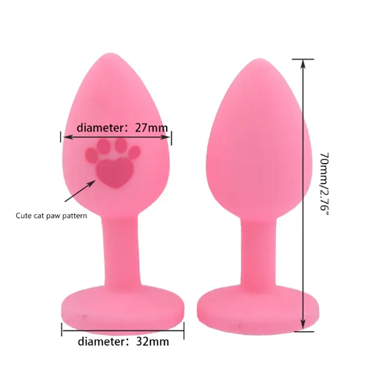 Plug Silicona medica Talla S 2