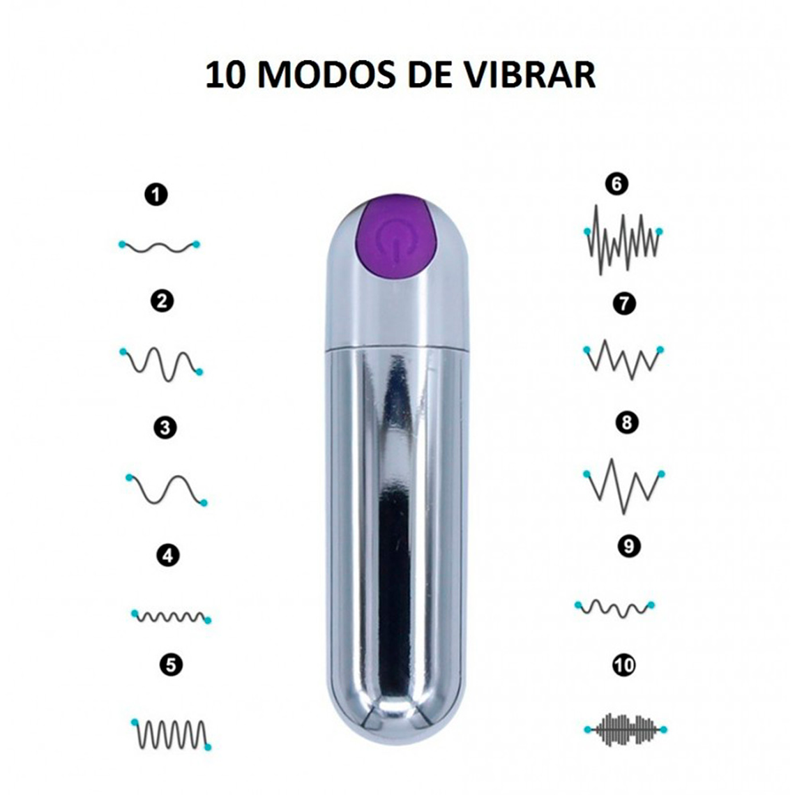 Bala Vibradora Recargable  3