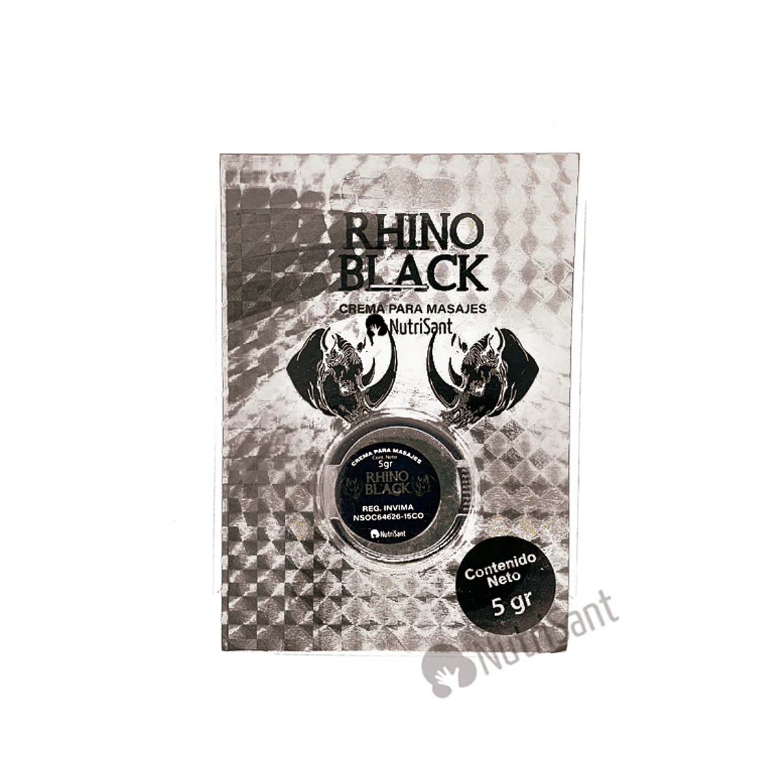 Rhino black Crema Plateado 1