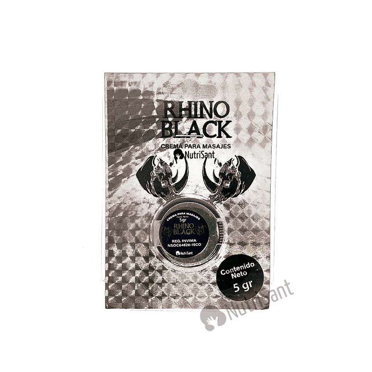 Rhino black Crema Plateado 1