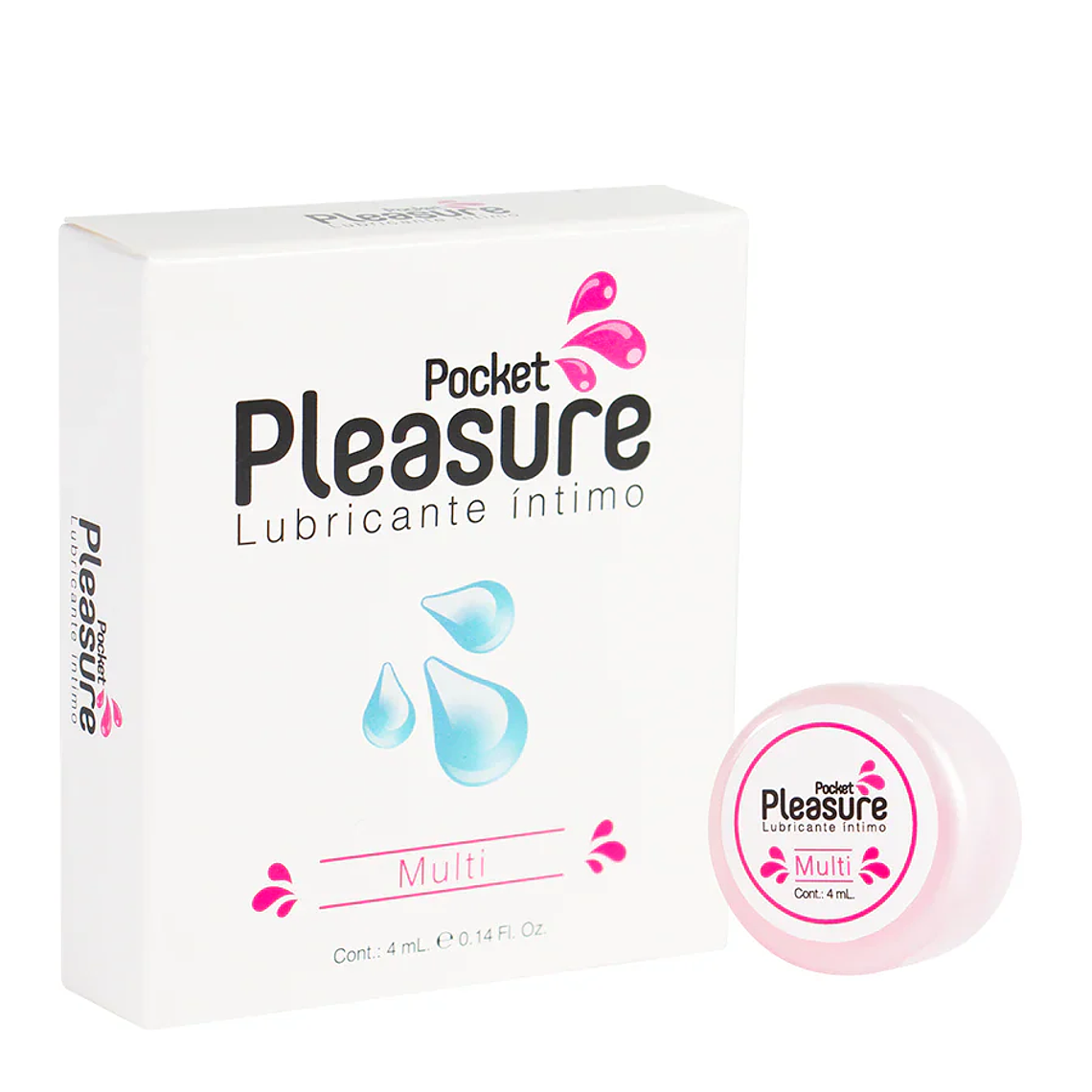 Lubricante Multiorgamos Base Pocket Pleasure x4ml 1
