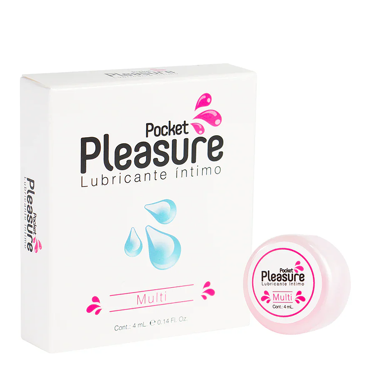 Lubricante Multiorgamos Base Pocket Pleasure x4ml 1