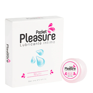 Lubricante Multiorgamos Base Pocket Pleasure x4ml