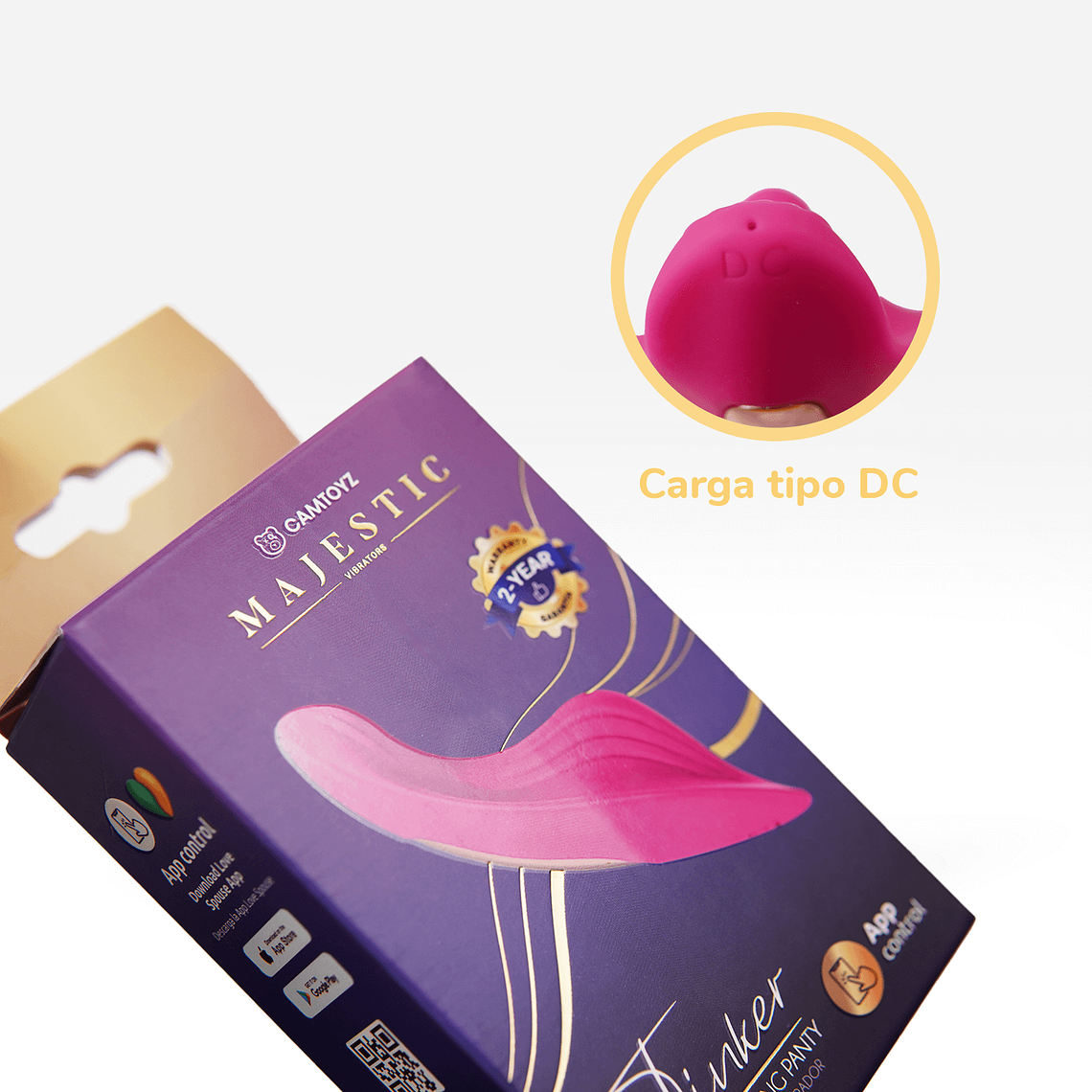 Vibrador Para Panty Tinker App  3