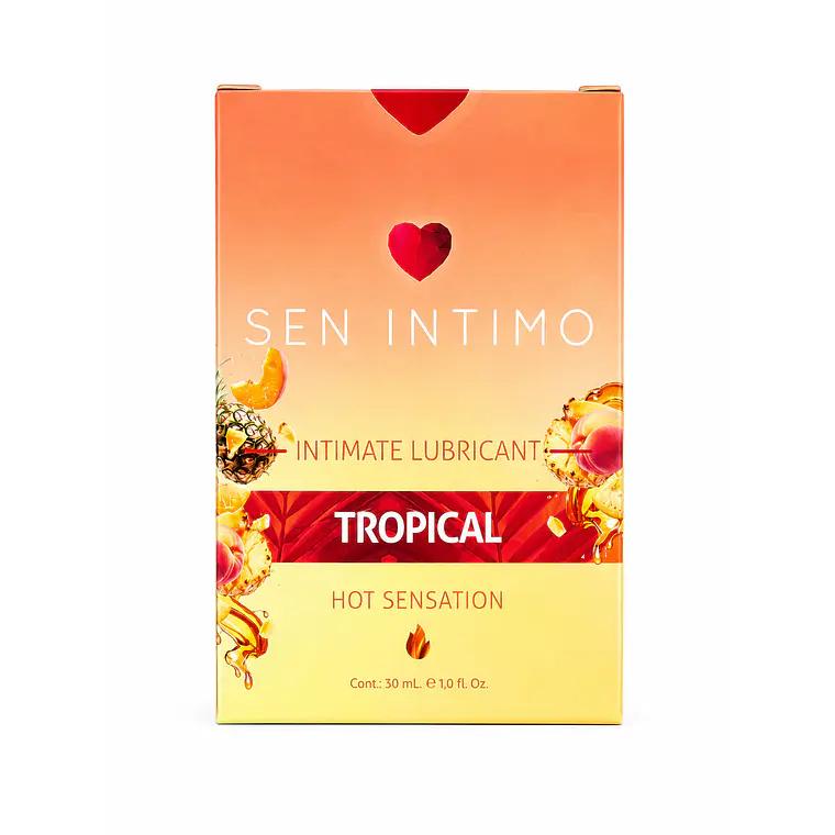 Lubricante Íntimo Caliente con Sabor Tropical 30 ml – Sen Íntimo 2
