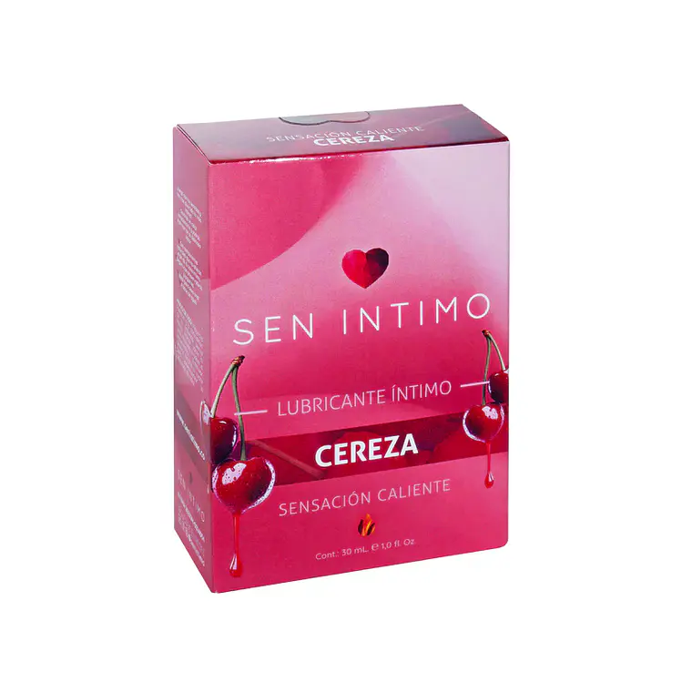 Lubricante Íntimo Caliente con Sabor a Cereza 30 ml – Sen Íntimo 2