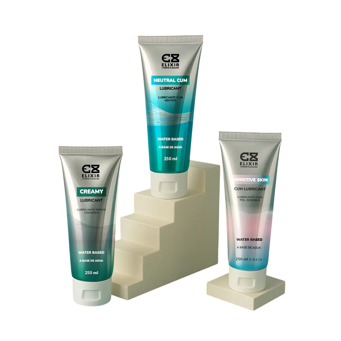 Combo Cum Elixir 3 Lubricantes x250 ml 1