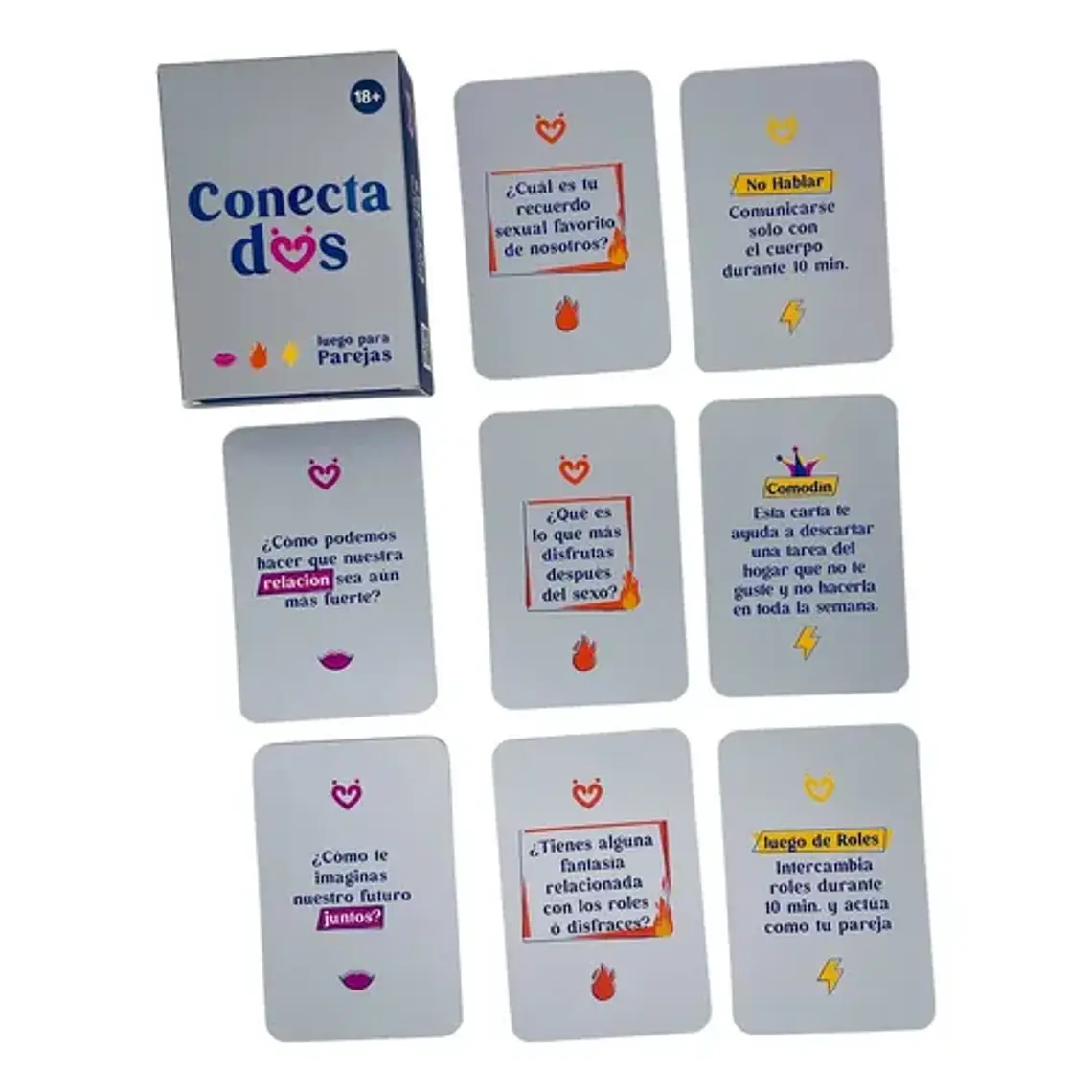  Juego de cartas para pareja Conectados 2