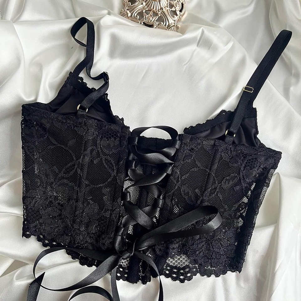 PERLA BUSTIER NEGRO 3