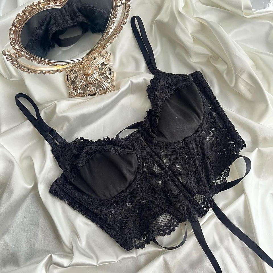 PERLA BUSTIER NEGRO 1