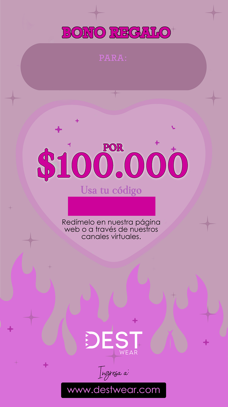 BONO REGALO POR 100MIL 1