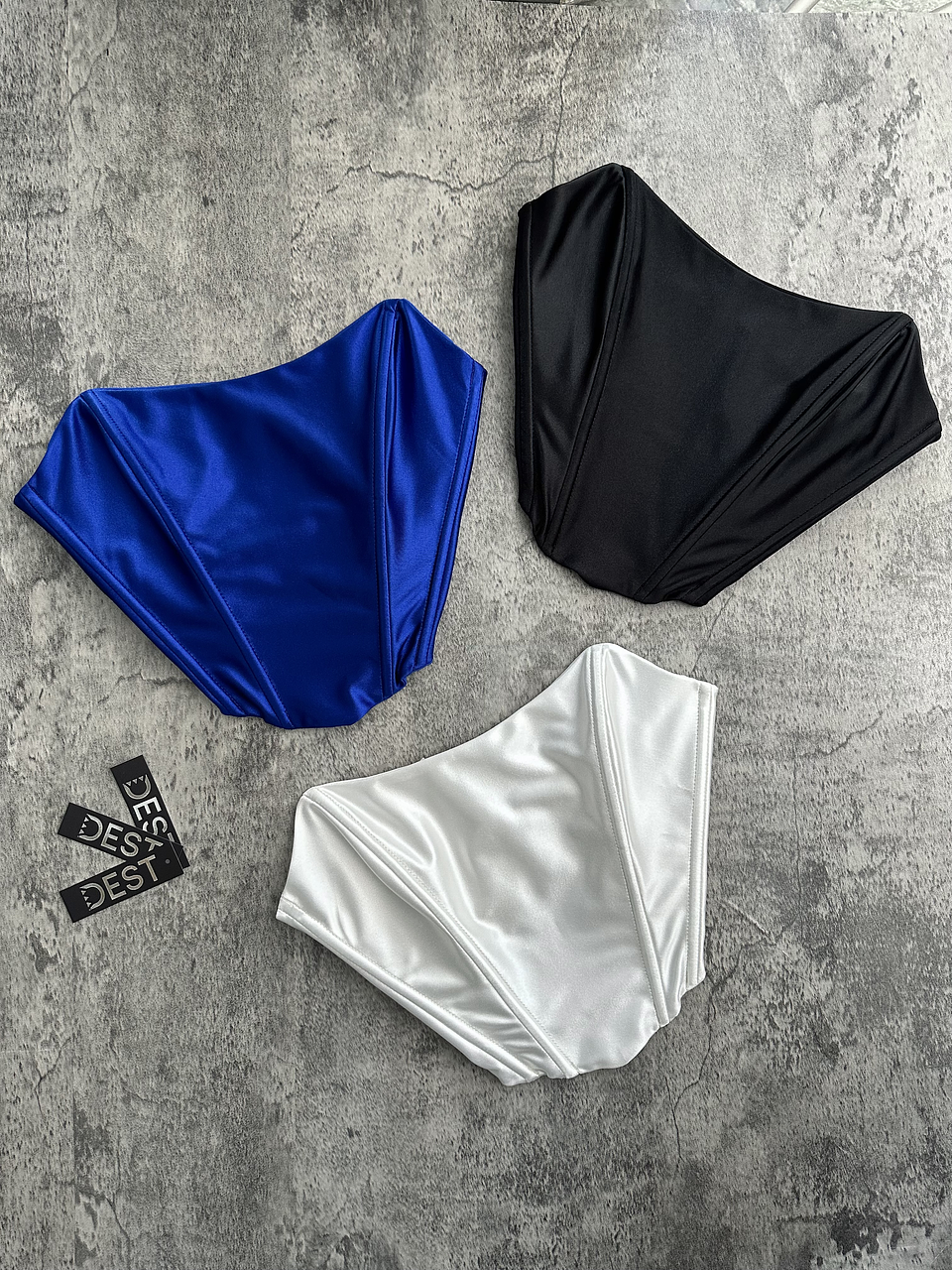 HADA SATIN SEMICORSET NEGRO 2