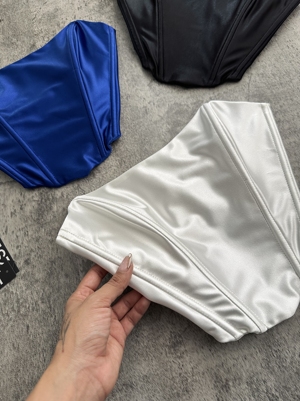 HADA SATIN SEMICORSET MARFIL 1