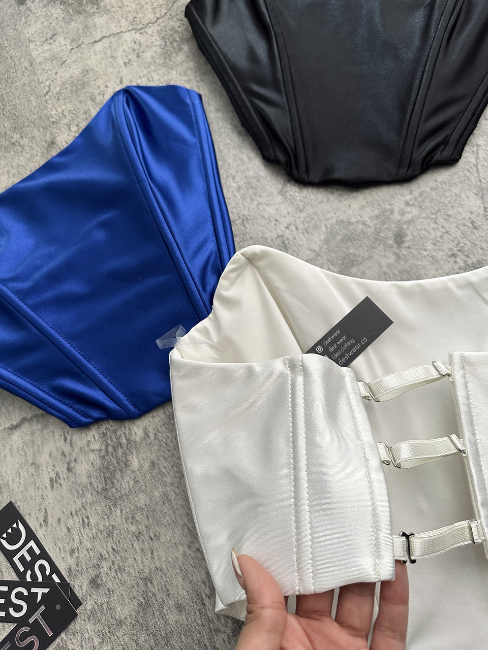 HADA SATIN SEMICORSET MARFIL 2