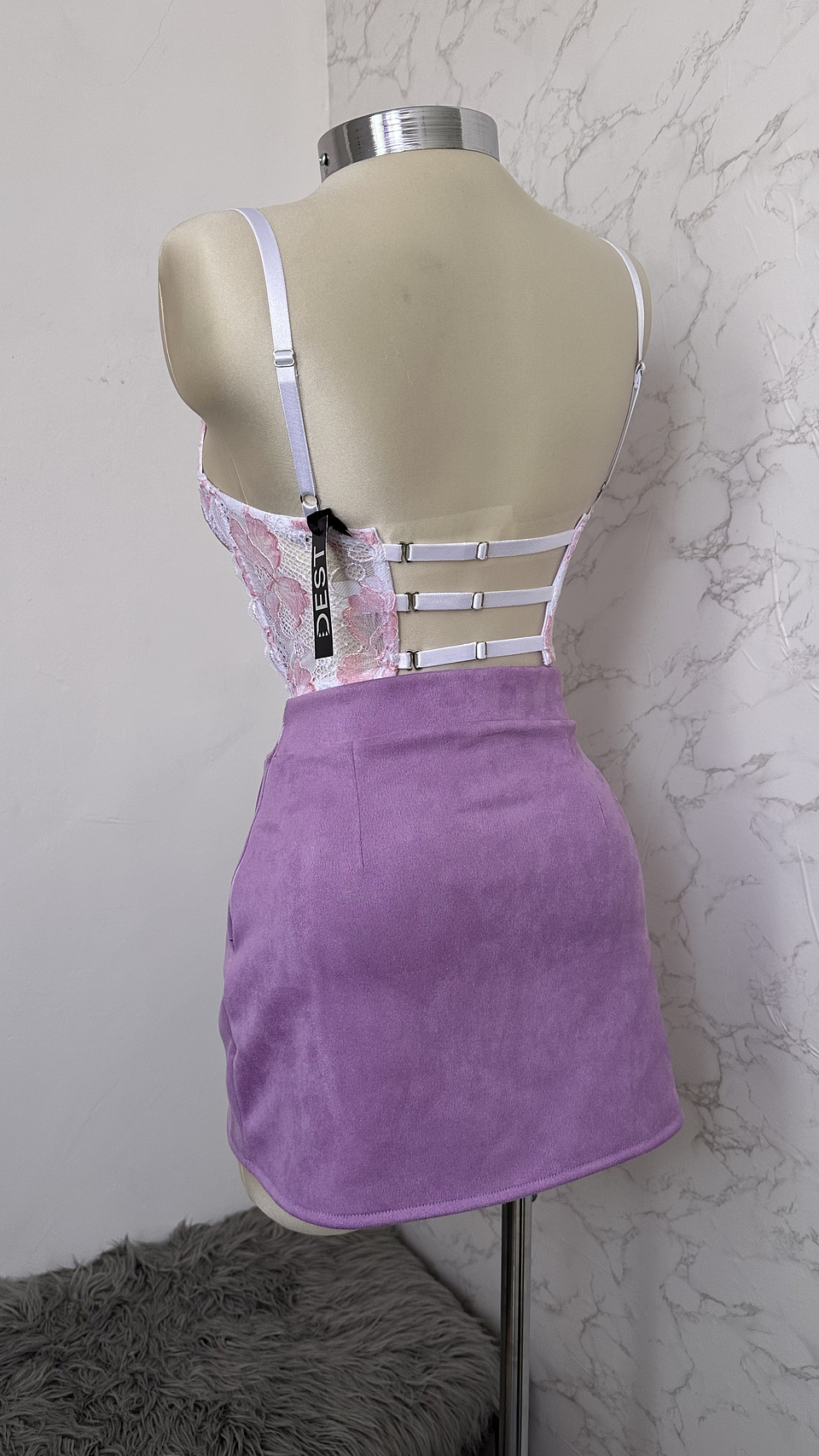 HEART PINK BUSTIER ENCAJE 6