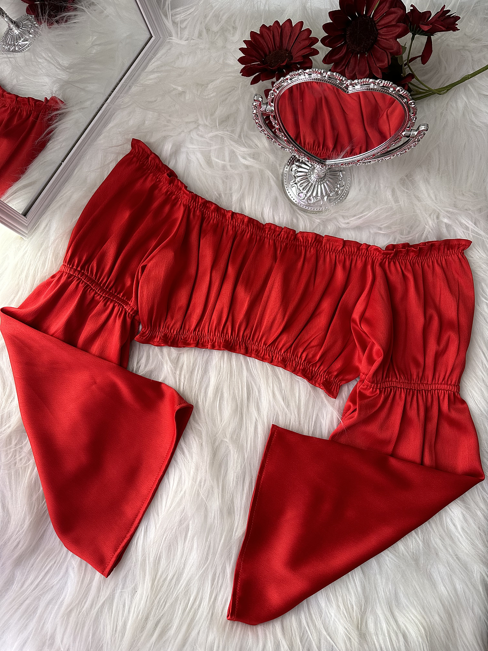 BLOW CROPTOP ROJO 1