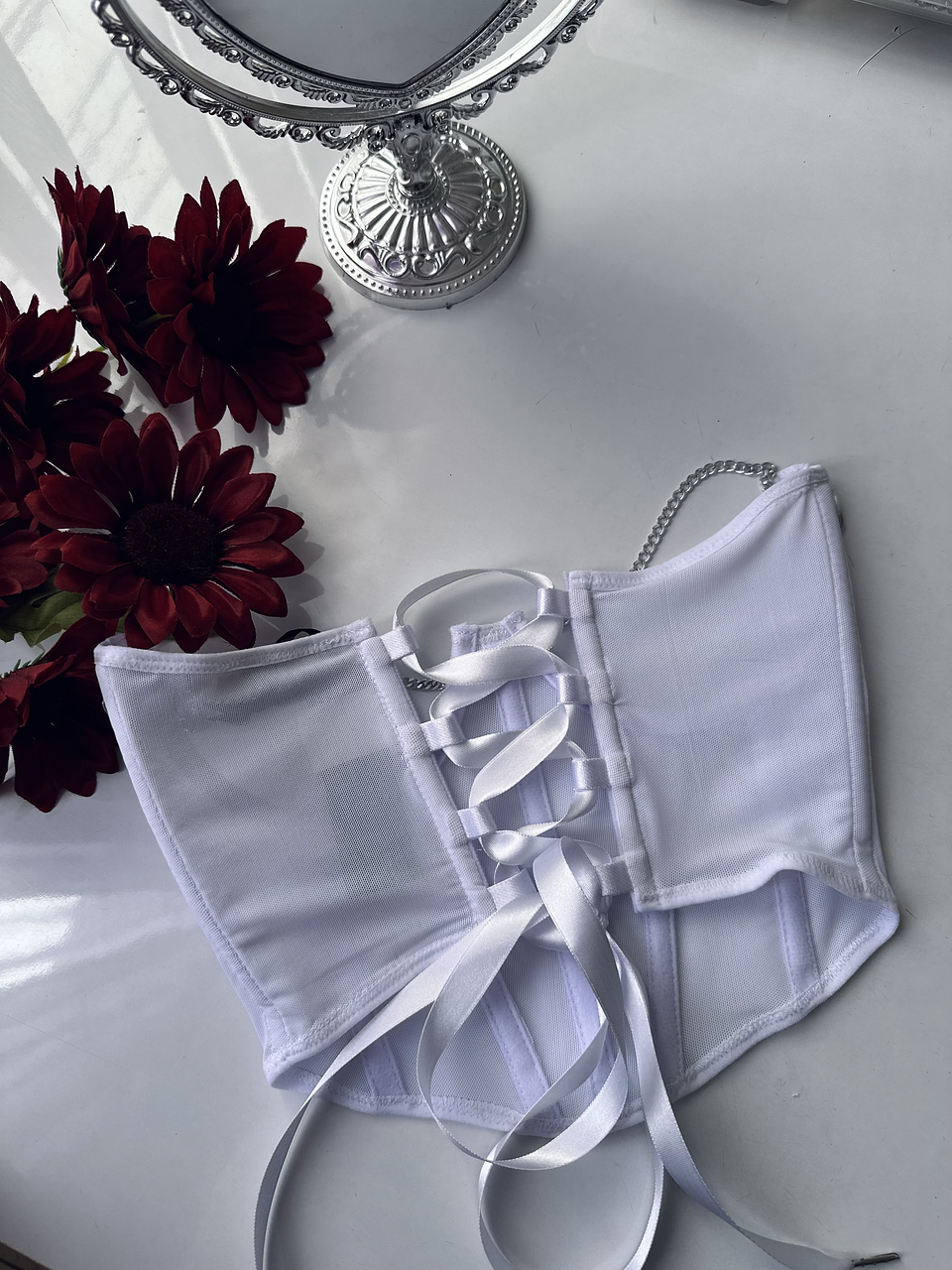 RACHEL MESH CINTURILLA BLANCA 2