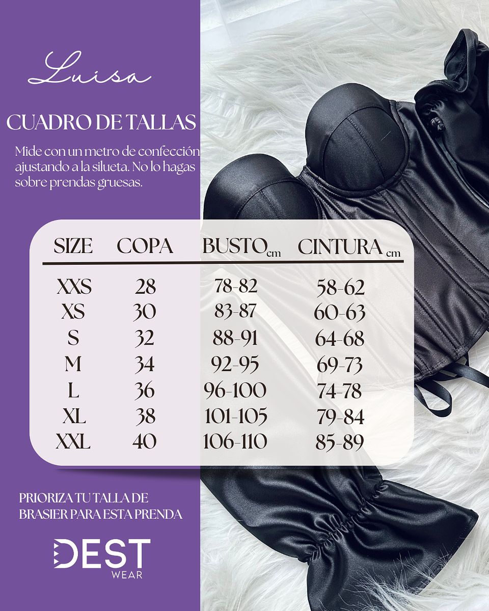LUISA CORSET NEGRO  5