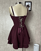 VIVIAN DRESS VINOTINTO - Miniatura 4