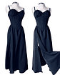 VIVIAN DRESS NEGRO LARGO - Miniatura 1